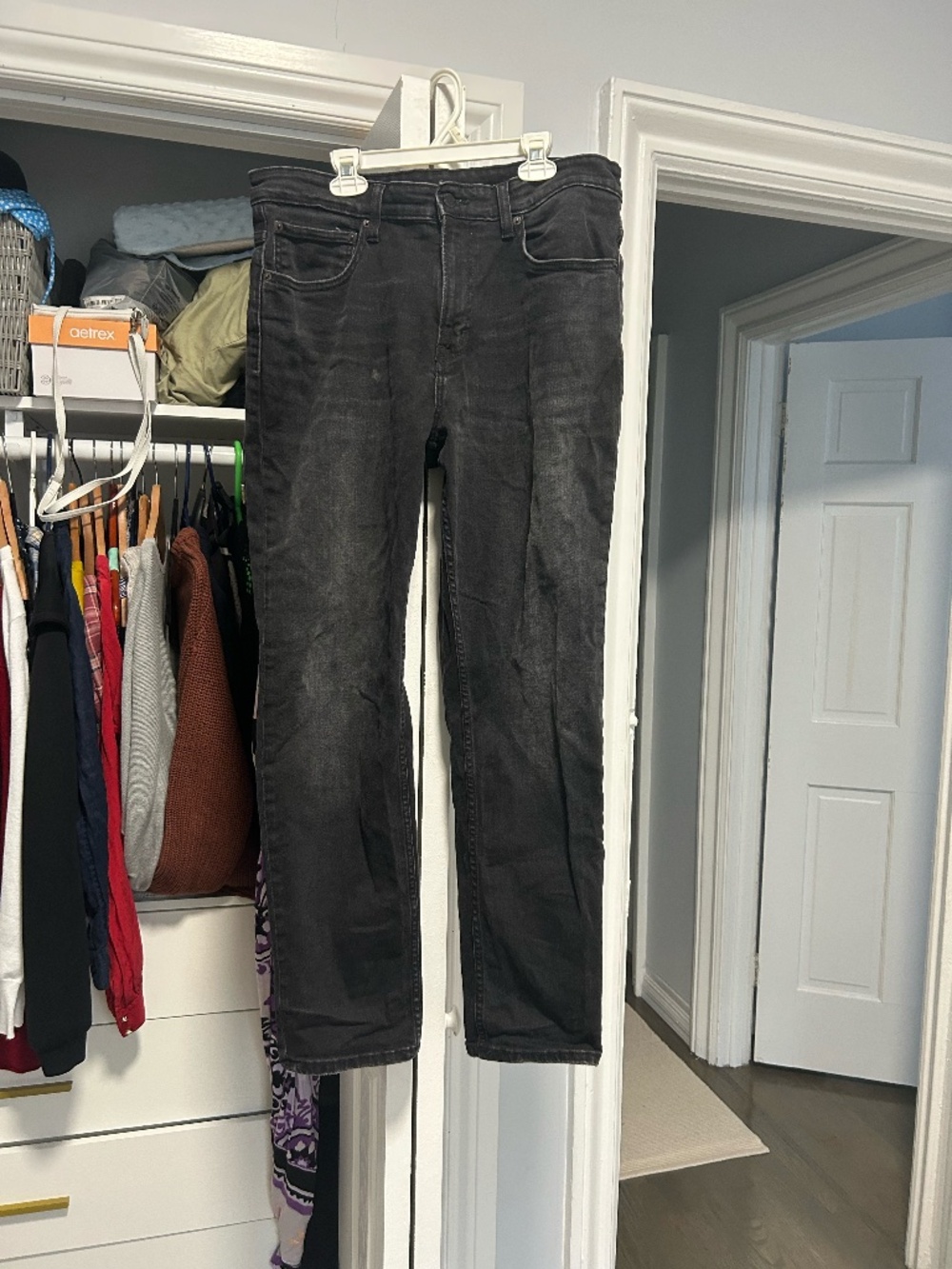 Pull&Bear Mens Black Jeans size 32
